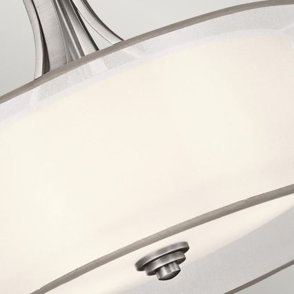 Kichler - Kroonluchter aan ketting LACEY 4xE27/60W/230V mat chroom