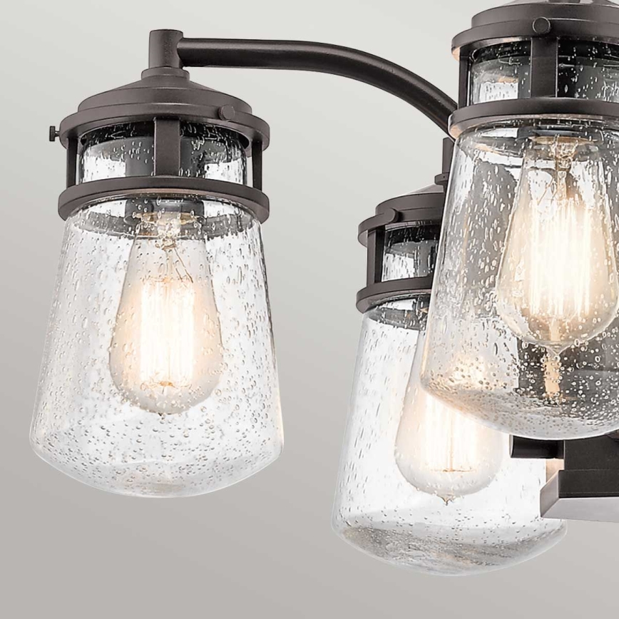 Kichler - Buiten hanglamp op een paal LYNDON 5xE27/60W/230V IP44