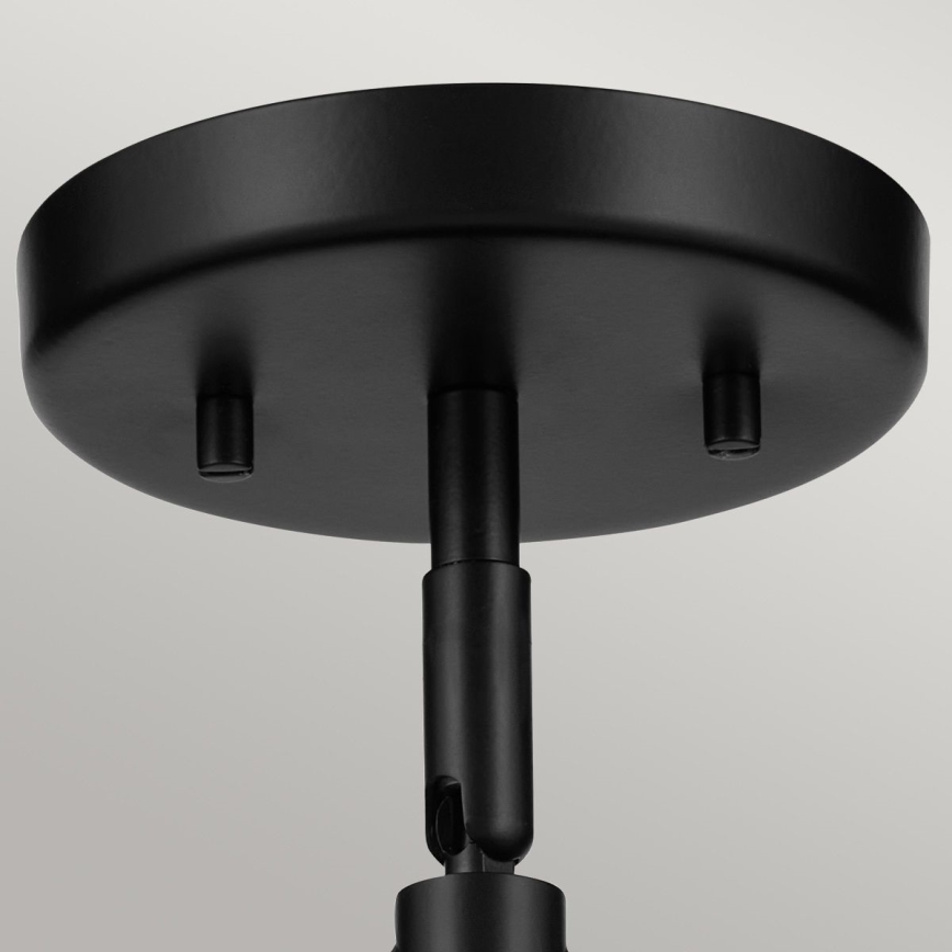 Kichler - Wandlamp NIVA 1xE27/40W/230V zwart