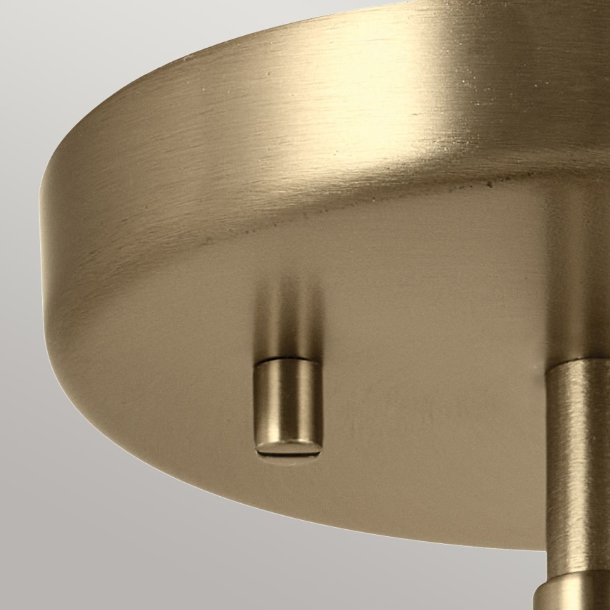 Kichler - Wandlamp NIVA 1xE27/40W/230V messing