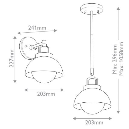 Kichler - Wandlamp NIVA 1xE27/40W/230V messing