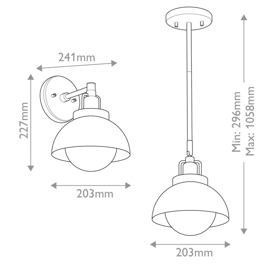 Kichler - Wandlamp NIVA 1xE27/40W/230V messing