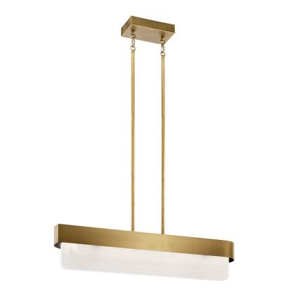Kichler - LED-kroonluchter aan stang SERENE LED/40W/230V goudkleurig