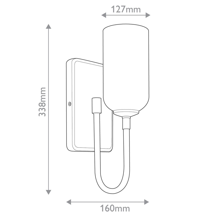 Kichler - LED-badkamerlamp SOLIA 1x G9/3W/230V IP44 goudkleurig