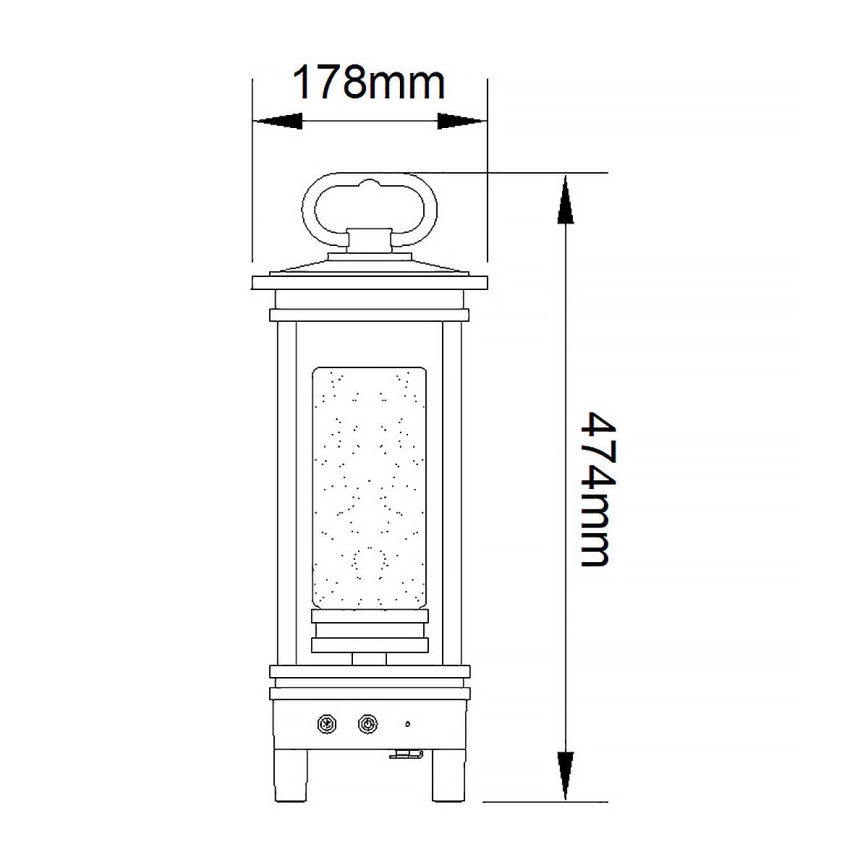Kichler - LED Buiten oplaadbaar tafellamp met een luidspreker SOUTH HOPE LED/3W/230V 8800 mAh IP44