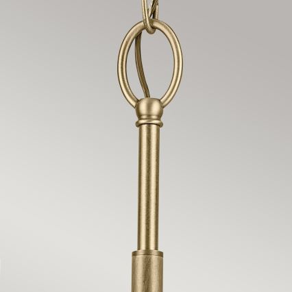 Kichler - Hanglamp aan een ketting WINSLOW 3xE27/60W/230V diameter 45,8 cm messing