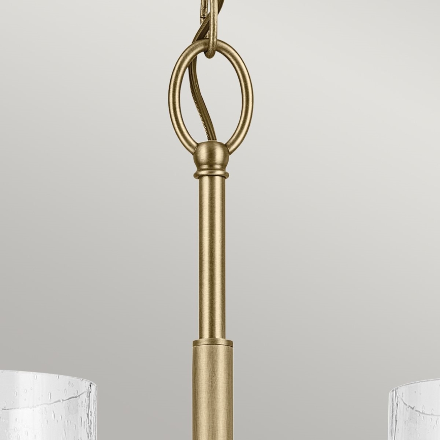 Kichler - Hanglamp aan een ketting WINSLOW 5xE27/60W/230V diameter 50,2 cm messing