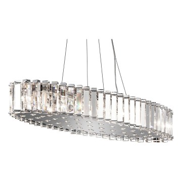 Kichler - LED Badkamerkroonluchter aan een koord CRYSTAL SKYE 12xG9/3W/230V IP44
