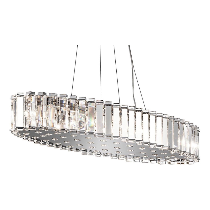 Kichler - LED Badkamerkroonluchter aan een koord CRYSTAL SKYE 12xG9/3W/230V IP44