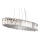 Kichler - LED Badkamerkroonluchter aan een koord CRYSTAL SKYE 12xG9/3W/230V IP44
