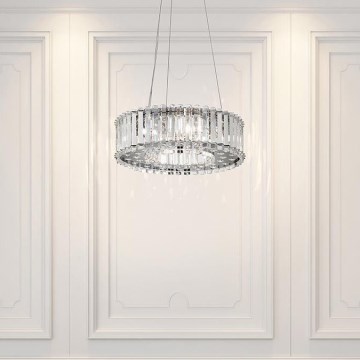 Kichler - LED Badkamerkroonluchter aan een koord CRYSTAL SKYE 6xG9/3W/230V IP44