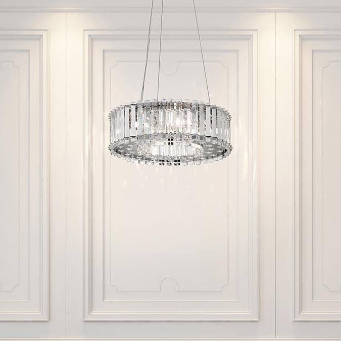 Kichler - LED Badkamerkroonluchter aan een koord CRYSTAL SKYE 6xG9/3W/230V IP44