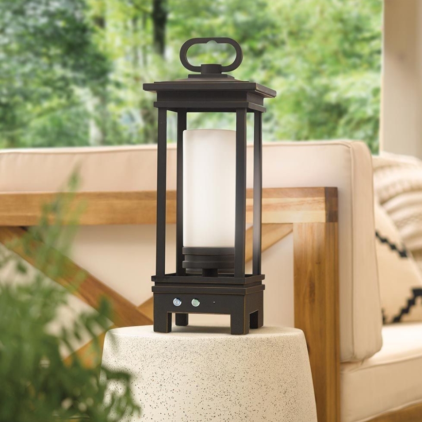 Kichler - LED Buiten oplaadbaar tafellamp met een luidspreker SOUTH HOPE LED/3W/230V 8800 mAh IP44