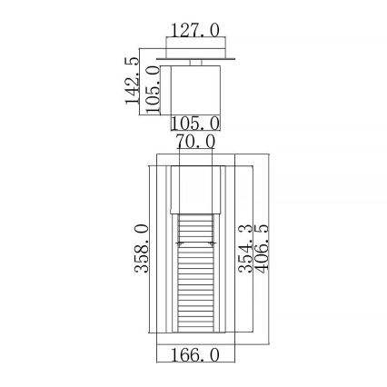 Kichler - LED Wandlamp voor buiten SOREL 1xGU10/7W/230V IP44 antraciet