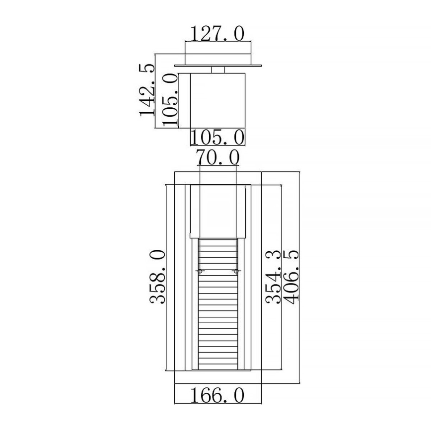 Kichler - LED Wandlamp voor buiten SOREL 1xGU10/7W/230V IP44 antraciet
