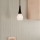 Kichler - Plafondlamp met stang DEELA 1xE27/60W/230V Ø 17,8 cm zwart