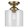 Kichler - Plafondlamp WINSLOW 1xE27/60W/230V diameter 21,6 cm messing