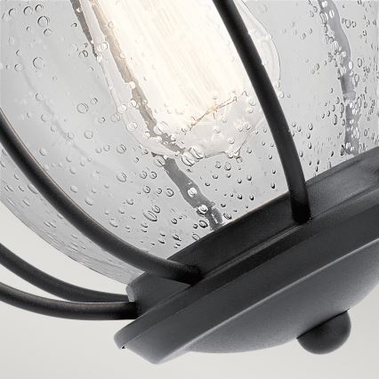 Kichler - Wandlamp voor buiten VANDALIA 1xE27/60W/230V IP44 antraciet