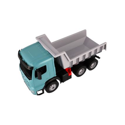 Kiepwagen Mercedes GIGA TRUCKS 65 cm blauw/grijs