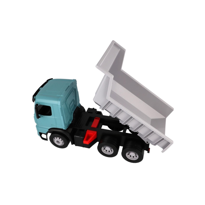 Kiepwagen Mercedes GIGA TRUCKS 65 cm blauw/grijs