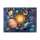 Kinder antislip vloerkleed PRINT 3D 120x160 cm planeten/veelkleurig