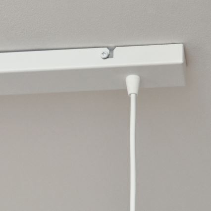 Kinder hanglamp aan een koord STARS 2xE27/15W/230V blauw/wit