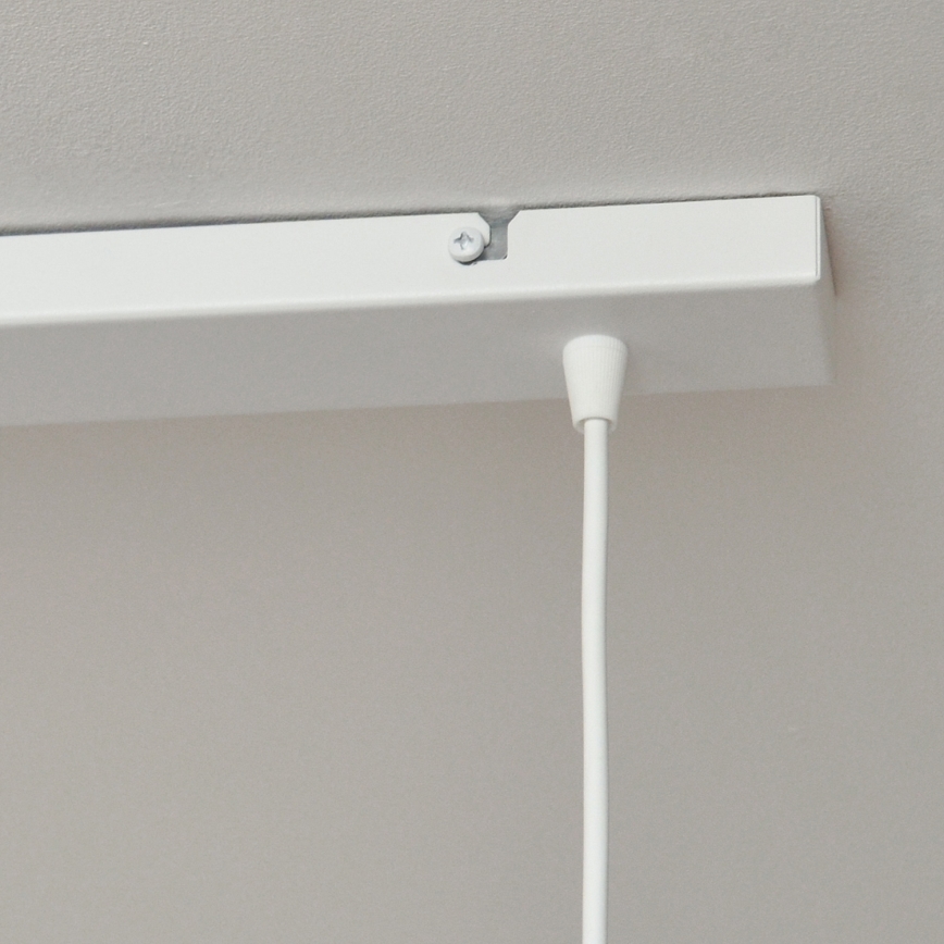 Kinder hanglamp aan een koord STARS 2xE27/15W/230V groen/wit