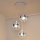 Kinder hanglamp aan een koord STARS 3xE27/15W/230V blauw/wit