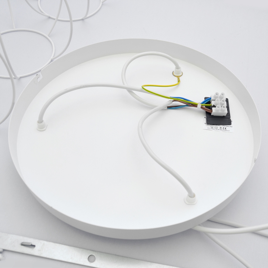 Kinder hanglamp aan een koord STARS 3xE27/15W/230V geel/wit