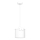 Kinder hanglamp aan een koord SWEET 1xE27/15W/230V wit/vlinder