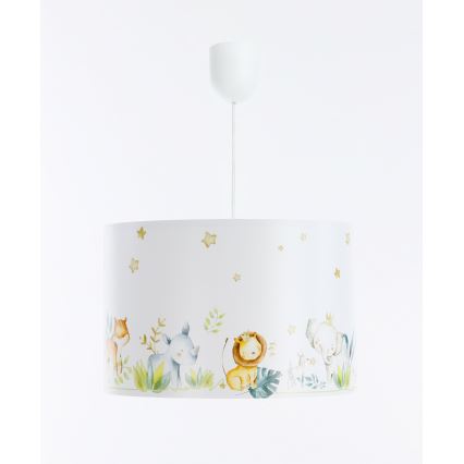 Kinder hanglamp aan een koord SWEET DREAMS 1xE27/60W/230V diameter 30 cm