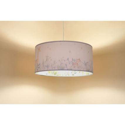 Kinder hanglamp aan een koord SWEET DREAMS 1xE27/60W/230V diameter 30 cm