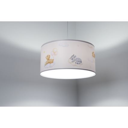 Kinder hanglamp aan een koord SWEET DREAMS 1xE27/60W/230V diameter 30 cm