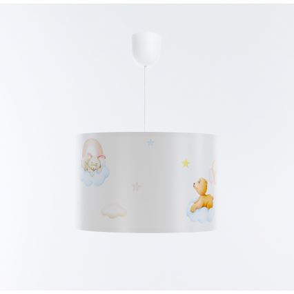 Kinder hanglamp aan een koord SWEET DREAMS 1xE27/60W/230V diameter 30 cm