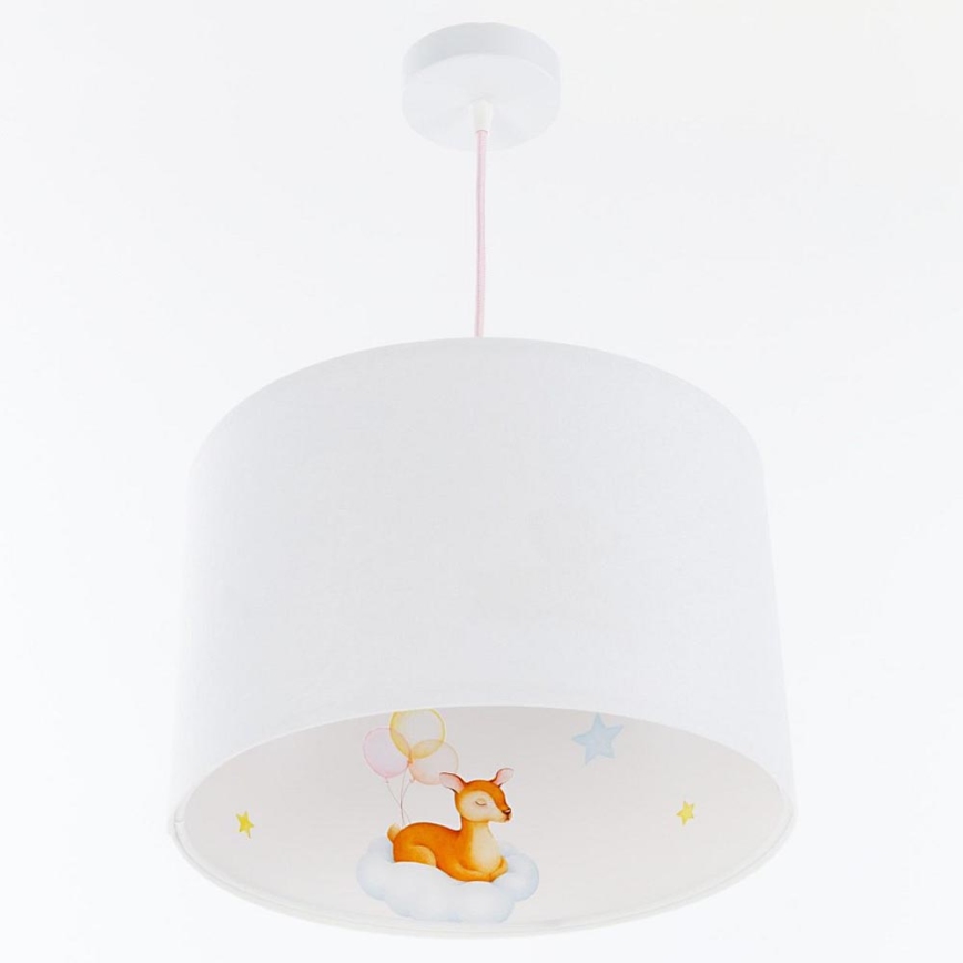 Kinder hanglamp aan een koord SWEET DREAMS 1xE27/60W/230V diameter 30 cm