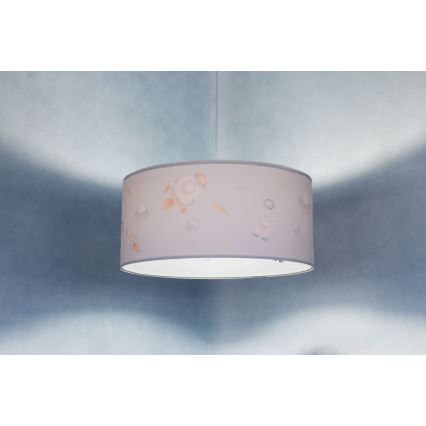 Kinder hanglamp aan een koord SWEET DREAMS 1xE27/60W/230V diameter 30 cm