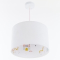 Kinder hanglamp aan een koord SWEET DREAMS 1xE27/60W/230V diameter 30 cm