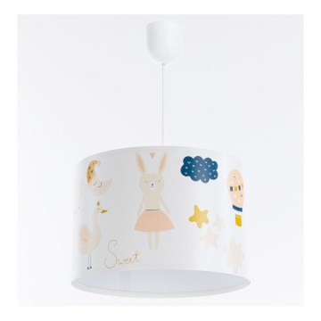 Kinder hanglamp aan een koord SWEET DREAMS 1xE27/60W/230V diameter 30 cm