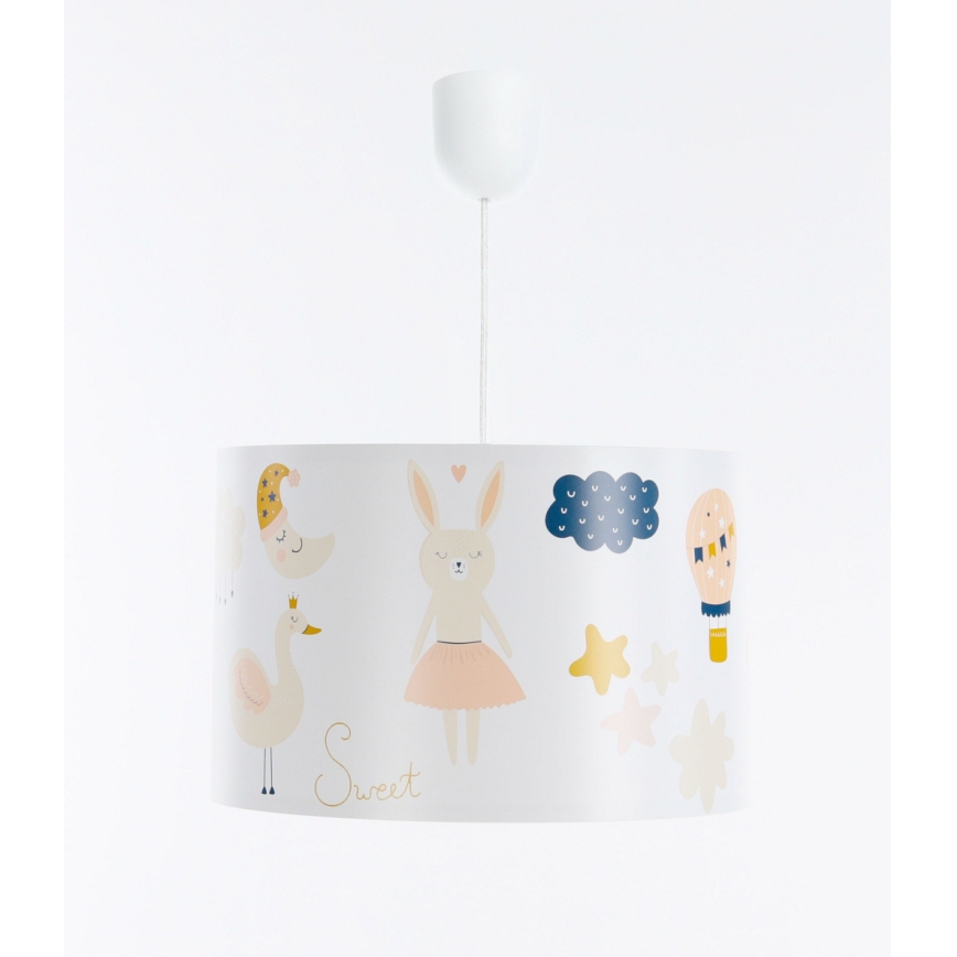 Kinder hanglamp aan een koord SWEET DREAMS 1xE27/60W/230V diameter 30 cm
