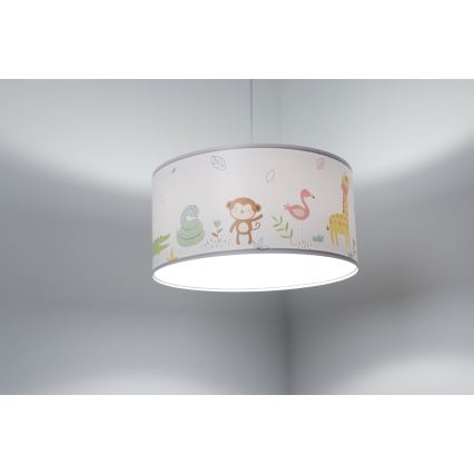 Kinder hanglamp aan een koord SWEET DREAMS 1xE27/60W/230V diameter 30 cm