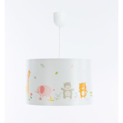 Kinder hanglamp aan een koord SWEET DREAMS 1xE27/60W/230V diameter 30 cm