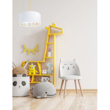 Kinder hanglamp aan een koord SWEET DREAMS 1xE27/60W/230V diameter 30 cm