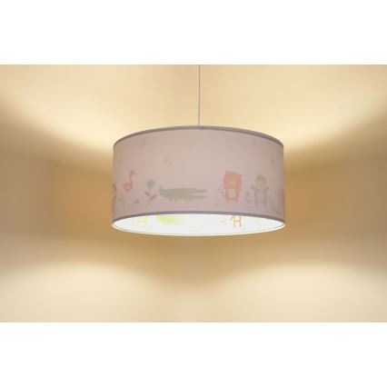 Kinder hanglamp aan een koord SWEET DREAMS 1xE27/60W/230V diameter 30 cm