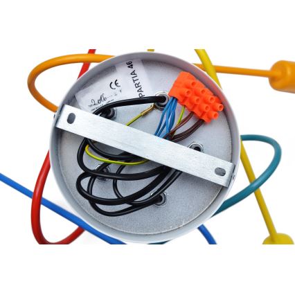 Kinder LED hanglamp aan een koord OXFORD 5xE27/15W/230V