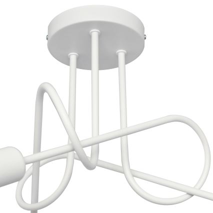 Kinder plafondlamp OXFORD 3xE27/15W/230V wit