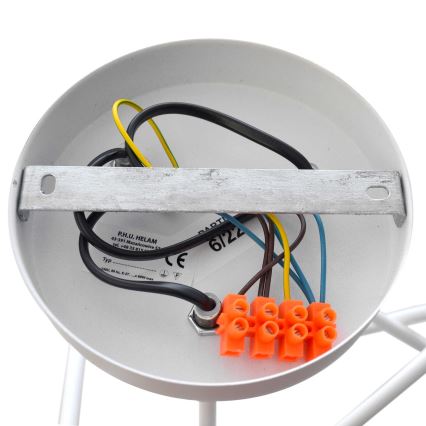 Kinder plafondlamp OXFORD 3xE27/15W/230V wit