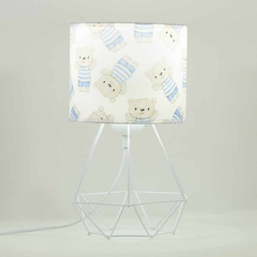 Kinder-tafellamp KIDS ROOM 1xE27/60W/230V Ø 18 cm beertje