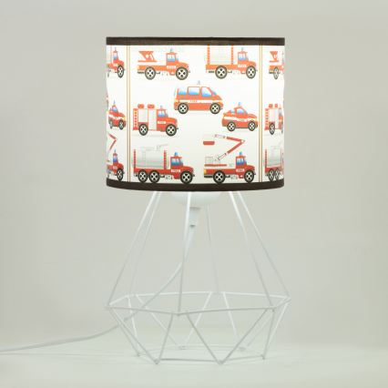 Kinder-tafellamp KIDS ROOM 1xE27/60W/230V Ø 18 cm brandweer