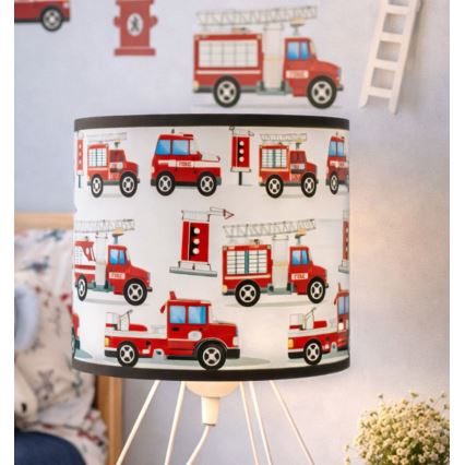 Kinder-tafellamp KIDS ROOM 1xE27/60W/230V Ø 18 cm brandweer