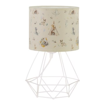 Kinder tafellamp KIDS ROOM 1xE27/60W/230V Ø 18 cm met dierenmotief